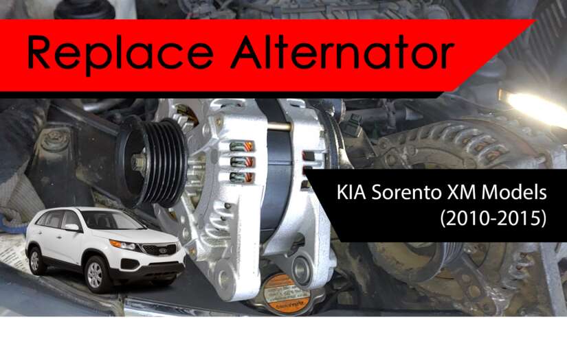 how to replace bad 2011 kia sorento alternator replacement symptoms belt on cost problems location motor automotive for beginners car mechanic training online tutorial